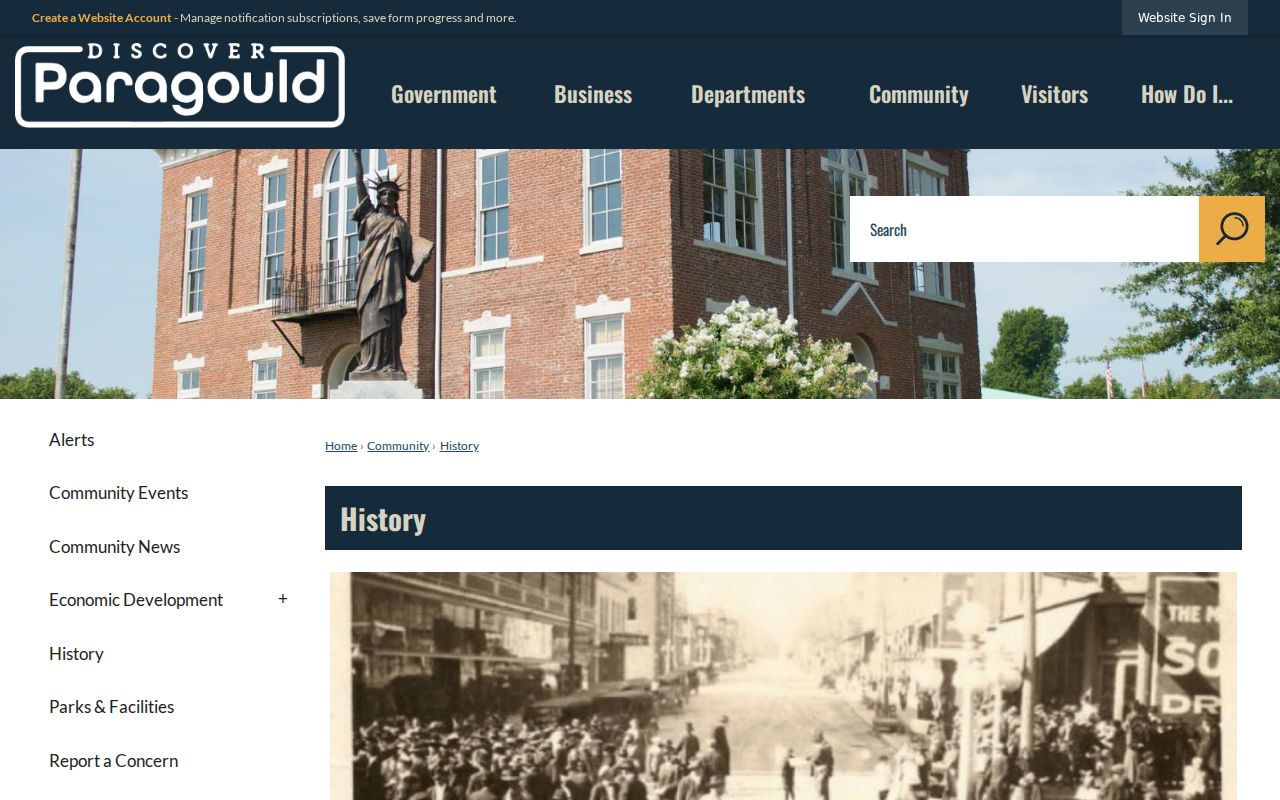 Paragould city directory historical context and county seat history