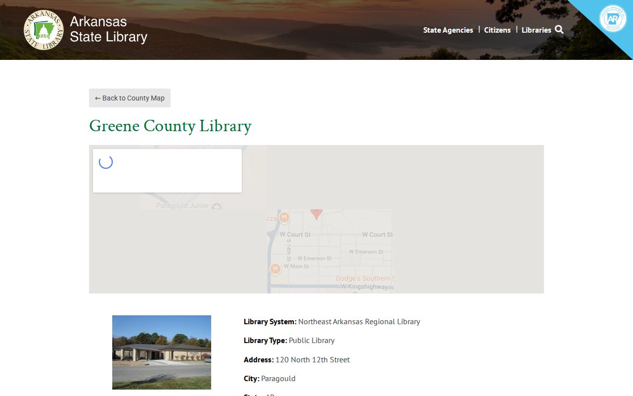 Paragould residents directory Greene County Library profile