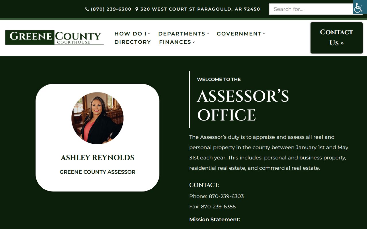 Paragould residents directory Greene County assessor page