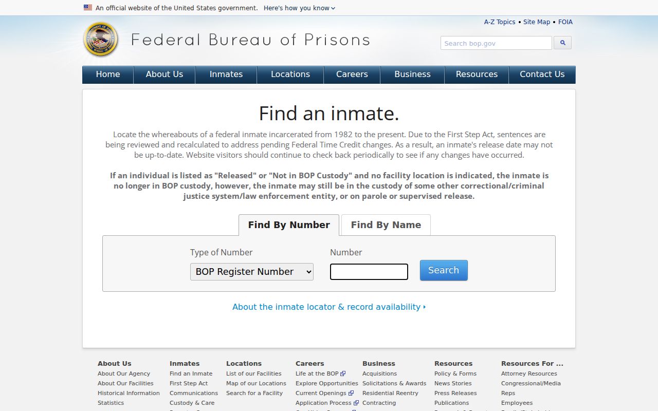 Federal inmate locator kept separate from Paragould neighbors lookup