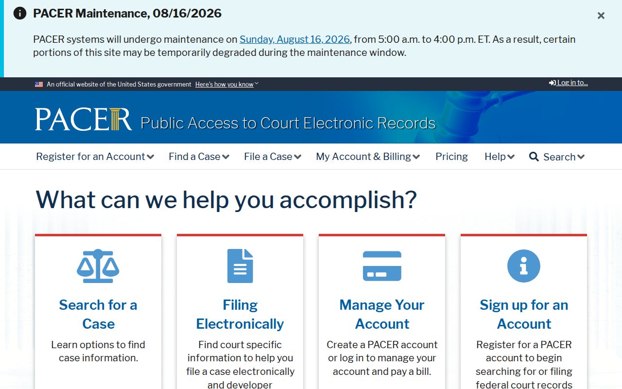 PACER federal court access distinguished from Paragould neighbors records