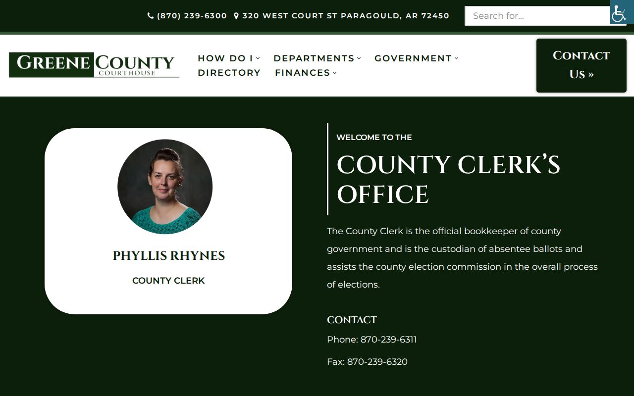 Paragould previous residents Greene County Clerk records