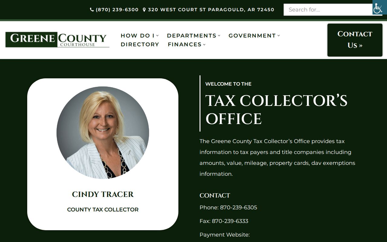 Paragould street directory Greene County Collector access